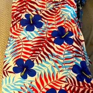 Lularoe Hawaiian leggings TC2